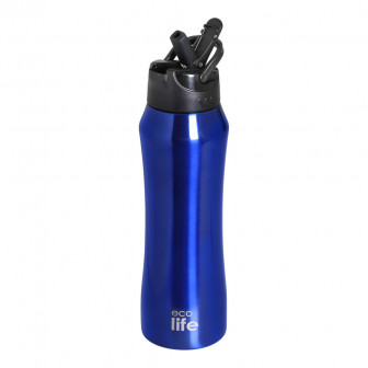 EcoLife Θερμός Μεταλλικό Ανοξείδωτο Blue Thermos 550ml