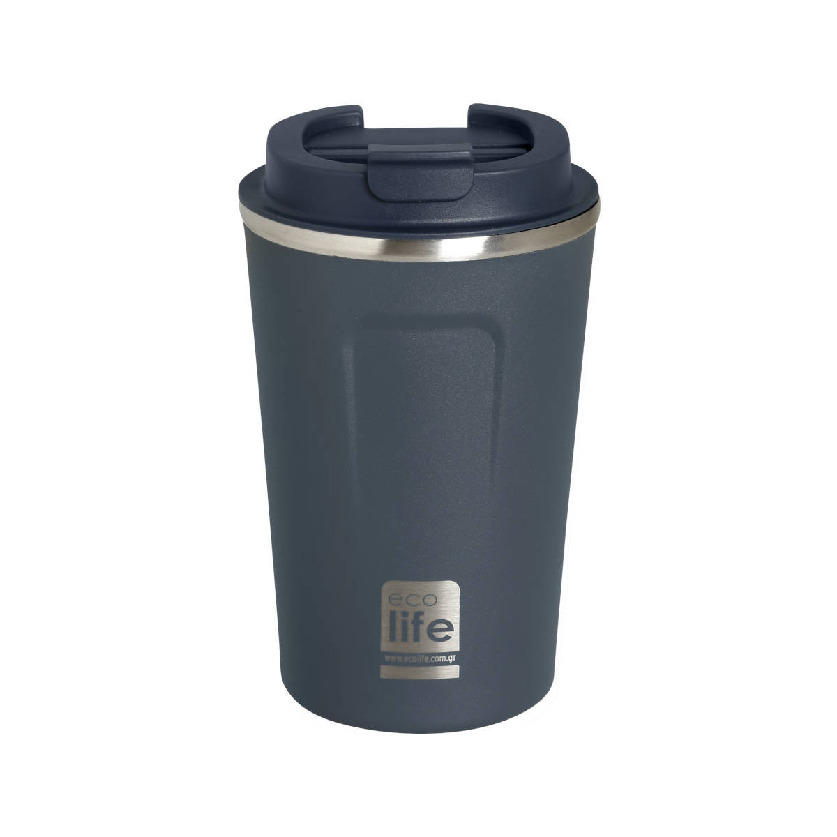 ECOLIFE Ecolife Ποτήρι Θερμός Coffee Cup 370ml Dark Blue