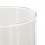 Atmosphera Διακοσμητικό Βάζο Γυάλινο Lidy Clear 20cm
