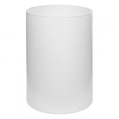 Atmosphera Διακοσμητικό Βάζο Γυάλινο Lidy White 20cm