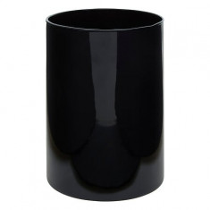 Atmosphera Διακοσμητικό Βάζο Γυάλινο Lidy Black 20cm
