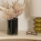 Atmosphera Διακοσμητικό Βάζο Γυάλινο Lidy Black 20cm