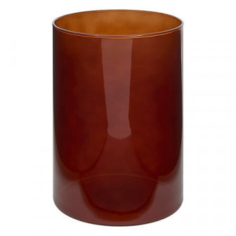 Atmosphera Διακοσμητικό Βάζο Γυάλινο Lidy Brown 20cm Atmosphera Διακοσμητικό Βάζο Γυάλινο Lidy Brown 20cm