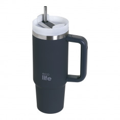 EcoLife Θερμός Ποτήρι Ανοξείδωτο Stormy Sea Με Καλαμάκι 900ml