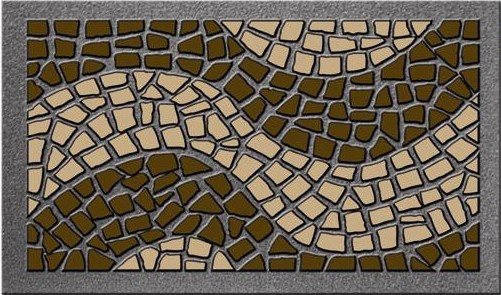 ΑΛΛΟΙ ΚΑΤΑΣΚΕΥΑΣΤΕΣ Πατάκι Εισόδου Μοκέτα 40Χ70cm Δρόμος Καφέ