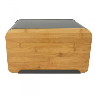 Art Regal Ψωμιέρα Baking Μεταλλική Grey 35X20X20cm