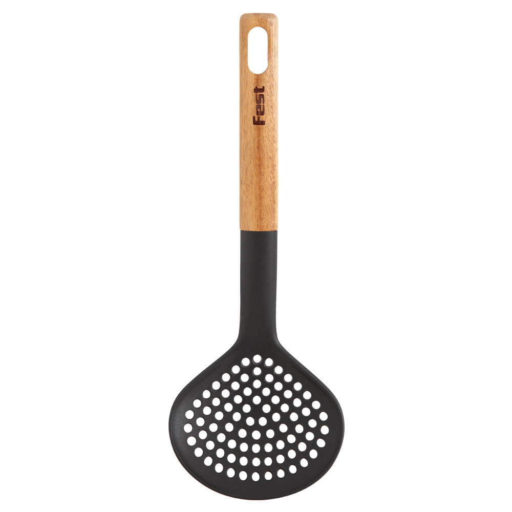 Διακοσμητικά και αξεσουαρ κουζίνας Kouzinika - ΣΗΜΑΝΤΙΚΟ: Σε περίπτωση διαφοράς τιμής από το κατάστημα ισχύει παντα και μόνο η τιμή του καταστήματος Fest Nature Αντικολλητική Τρυπητή Κουτάλα 32cm