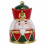 Χριστουγεννιάτικη Κεραμική Μπισκοτιέρα King Nutcracker 24cm