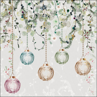 Ambiente Χριστουγεννιάτικες Χαρτοπετσέτες Πολυτελείας 20Τμχ. Floral Christmas Ambiente Χριστουγεννιάτικες Χαρτοπετσέτες Πολυτελείας 20Τμχ. Floral Christmas