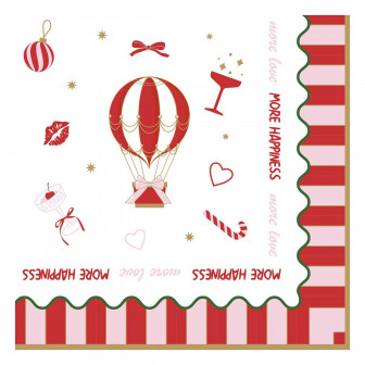 R2S Χριστουγεννιάτικες Χαρτοπετσέτες Πολυτελείας 20Τμχ. Christmas Twist R2S Χριστουγεννιάτικες Χαρτοπετσέτες Πολυτελείας 20Τμχ. Christmas Twist