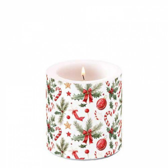 Ambiente Χριστουγεννιάτικο Κερί Christmas Elements 8cm Ambiente Χριστουγεννιάτικο Κερί Christmas Elements 8cm