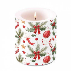 Ambiente Χριστουγεννιάτικο Κερί Christmas Elements 10cm Ambiente Χριστουγεννιάτικο Κερί Christmas Elements 10cm