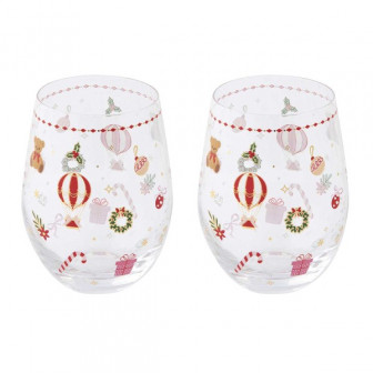 R2S Χριστουγεννιάτικα Ποτήρια Νερού Σετ 2τμχ. Cristmas Twist 500ml R2S Χριστουγεννιάτικα Ποτήρια Νερού Σετ 2τμχ. Cristmas Twist 500ml