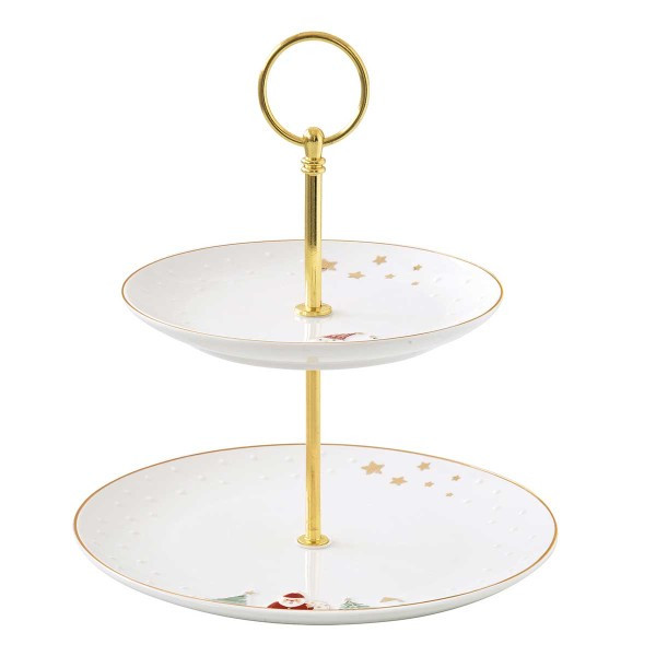 Διακοσμητικά και αξεσουαρ κουζίνας Kouzinika - ΣΗΜΑΝΤΙΚΟ: Σε περίπτωση διαφοράς τιμής από το κατάστημα ισχύει παντα και μόνο η τιμή του καταστήματος R2S Χριστουγεννιάτικη Ορντεβιέρα Δυόροφη Let It Snow