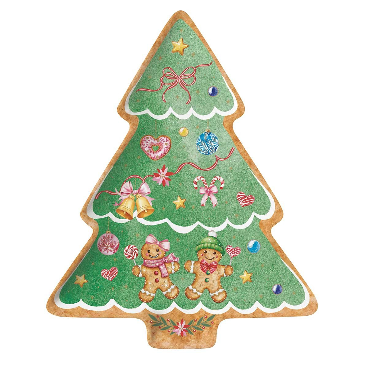 Διακοσμητικά και αξεσουαρ κουζίνας Kouzinika - ΣΗΜΑΝΤΙΚΟ: Σε περίπτωση διαφοράς τιμής από το κατάστημα ισχύει παντα και μόνο η τιμή του καταστήματος R2S Χριστουγεννιάτικη Πιατέλα Sweet Christmas Xas Tree