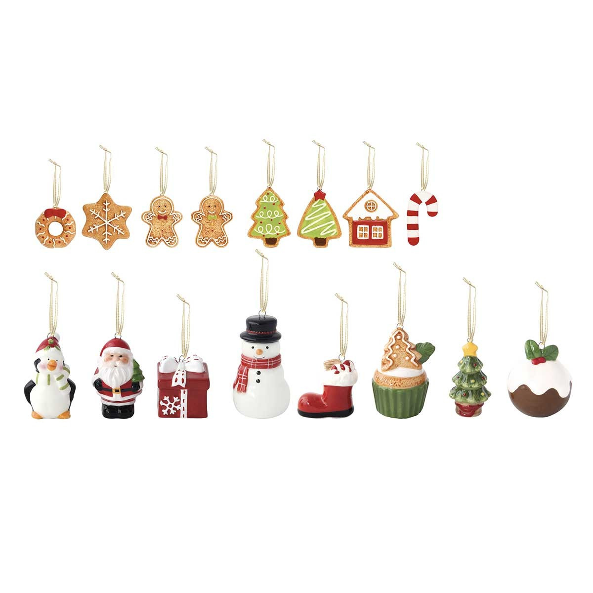 R2S R2S Χριστουγεννιάτικο Κεραμικό Στολίδι