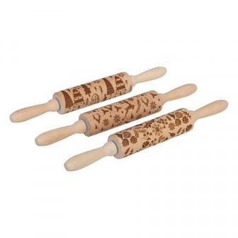 Atmosphera Χριστουγεννιάτικος Πλάστης ξύλινος Ανάγλυφος 35cm Atmosphera Χριστουγεννιάτικος Πλάστης ξύλινος Ανάγλυφος 35cm