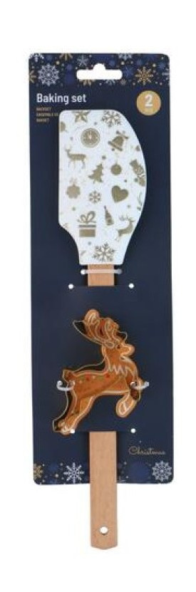 Διακοσμητικά και αξεσουαρ κουζίνας Kouzinika - ΣΗΜΑΝΤΙΚΟ: Σε περίπτωση διαφοράς τιμής από το κατάστημα ισχύει παντα και μόνο η τιμή του καταστήματος Atmosphera Χριστουγεννιάτικo Κουπ-Πατ Σετ Τάρανδος Και