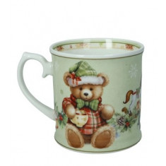 Brandani Χριστουγεννιάτικη Κούπα Πορσελάνης Coccole Verde 300ml