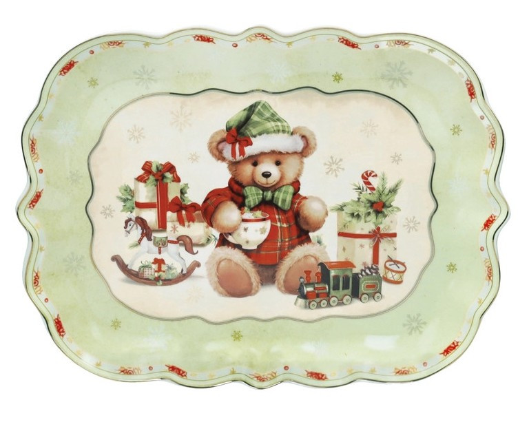 Διακοσμητικά και αξεσουαρ κουζίνας Kouzinika - ΣΗΜΑΝΤΙΚΟ: Σε περίπτωση διαφοράς τιμής από το κατάστημα ισχύει παντα και μόνο η τιμή του καταστήματος Brandani Χριστουγεννιάτικη Πιατέλα Πορσελάνη Coccole 33