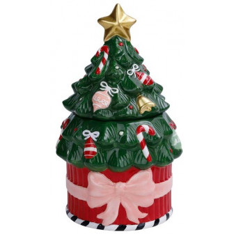 Χριστουγεννιάτικη Κεραμική Μπισκοτιέρα Xmas Tree 27cm Χριστουγεννιάτικη Κεραμική Μπισκοτιέρα Xmas Tree 27cm