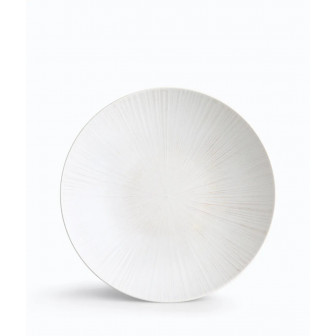 IONIA Πιάτο Βαθύ Σετ 6τμχ. Stoneware Ammos White 22cm
