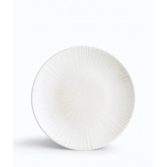 IONIA Πιάτο Φρούτου Σετ 6τμχ. Stoneware Ammos White 21cm