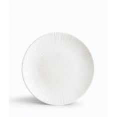 IONIA Πιάτο Φρούτου Σετ 6τμχ. Stoneware Ammos White 21cm