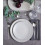 IONIA Πιατέλα Οβάλ Stoneware Ammos White 33cm