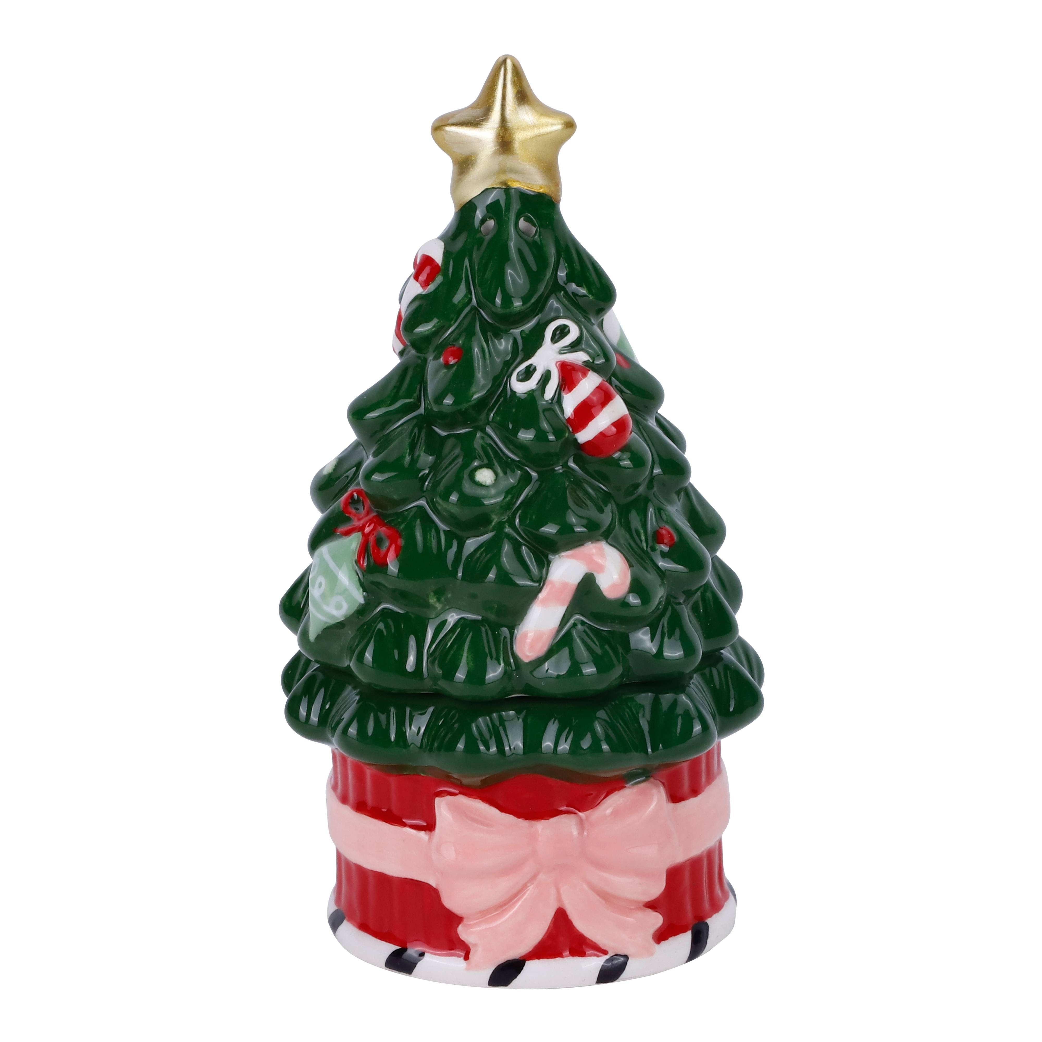 Διακοσμητικά και αξεσουαρ κουζίνας Kouzinika - ΣΗΜΑΝΤΙΚΟ: Σε περίπτωση διαφοράς τιμής από το κατάστημα ισχύει παντα και μόνο η τιμή του καταστήματος Χριστουγεννιάτικο Αλατοπίπερο Κεραμικό Σετ 2Τμχ. Xmas T