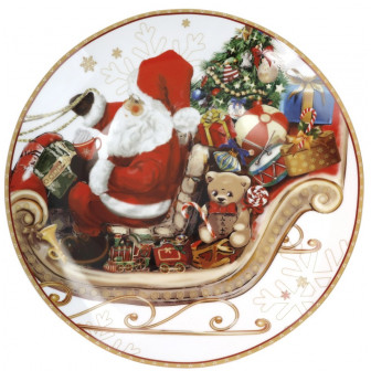Brandani Χριστουγεννιάτικη Πιατέλα Πορσελάνης Christmas Dolce 30cm Brandani Χριστουγεννιάτικη Πιατέλα Πορσελάνης Christmas Dolce 30cm