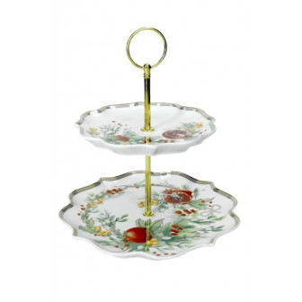 Brandani Χριστουγεννιάτικη Ορντεβιέρα Δυόροφη Carol 27cm Brandani Χριστουγεννιάτικη Ορντεβιέρα Δυόροφη Carol 27cm