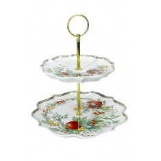 Brandani Χριστουγεννιάτικη Ορντεβιέρα Δυόροφη Carol 27cm