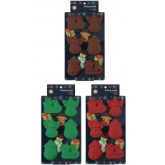 Atmosphera Χριστουγεννιάτικες Φόρμες Σιλικόνης 6 Θέσεων Atmosphera Χριστουγεννιάτικες Φόρμες Σιλικόνης 6 Θέσεων