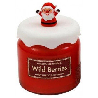 Arte Regal Χριστουγεννιάτικο Κερί Σε Βάζο Santa - Snowman 12.5cm