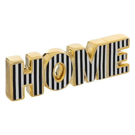 Atmosphera Επιτραπέζιο Διακοσμητικό HOME Black & White Κεραμικό 25cm