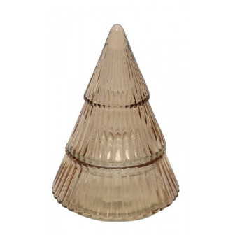 Countryfield Χριστουγεννιάτικο Γυάλινο Βάζο Δέντρο Brown 16cm Countryfield Χριστουγεννιάτικο Γυάλινο Βάζο Δέντρο Brown 16cm