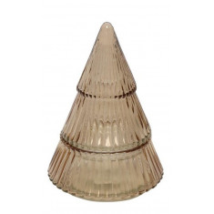Countryfield Χριστουγεννιάτικο Γυάλινο Βάζο Δέντρο Brown 16cm Countryfield Χριστουγεννιάτικο Γυάλινο Βάζο Δέντρο Brown 16cm