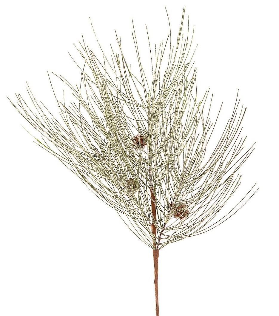 ATMOSPHERA Atmosphera Χριστουγεννιάτικηo Κλαδί Πεύκο Με Κουκουνάρια Χρυσό 56cm