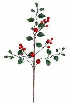 ARTI CASA Arti Casa Χριστουγεννιάτικο Διακοσμητικό Κλαδί Berries Red 50cm