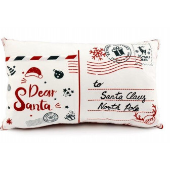 Arti Casa Χριστουγεννιάτικο Μαξιλάρι Santa Letter 50X30cm Arti Casa Χριστουγεννιάτικο Μαξιλάρι Santa Letter 50X30cm