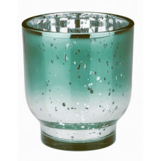 Countrydield Κηροπήγιο Γυάλινο Πράσινο 10cm