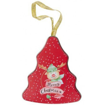 Arti Casa Χριστουγεννιάτικο Μεταλλικό Κουτί Xmas Bear 10cm Arti Casa Χριστουγεννιάτικο Μεταλλικό Κουτί Xmas Bear 10cm