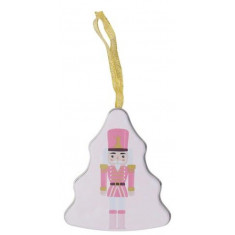 Arti Casa Χριστουγεννιάτικο Μεταλλικό Κουτί Nutcracker 10cm