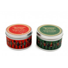 Arte Regal Χριστουγεννιάτικο Αρωματικό Κερί Σε Μεταλλικό Κουτί Animal Nutcracker 7.5cm