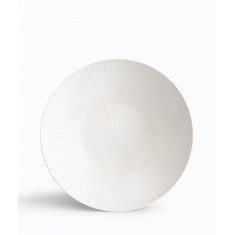 IONIAΣαλατιέρα Stoneware Ammos White 24cm