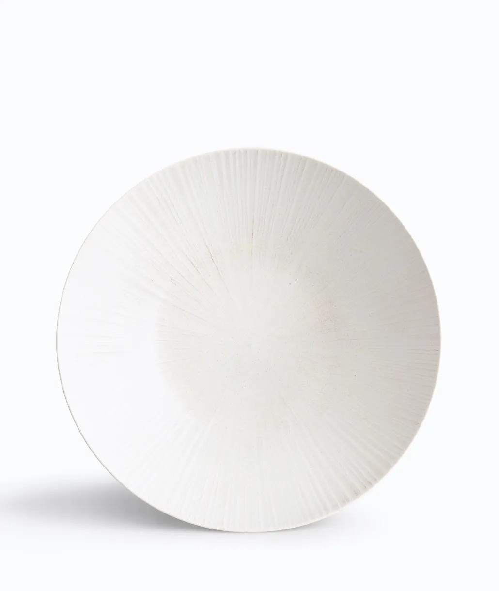 IONIA Σαλατιέρα Stoneware Ammos White 24cm