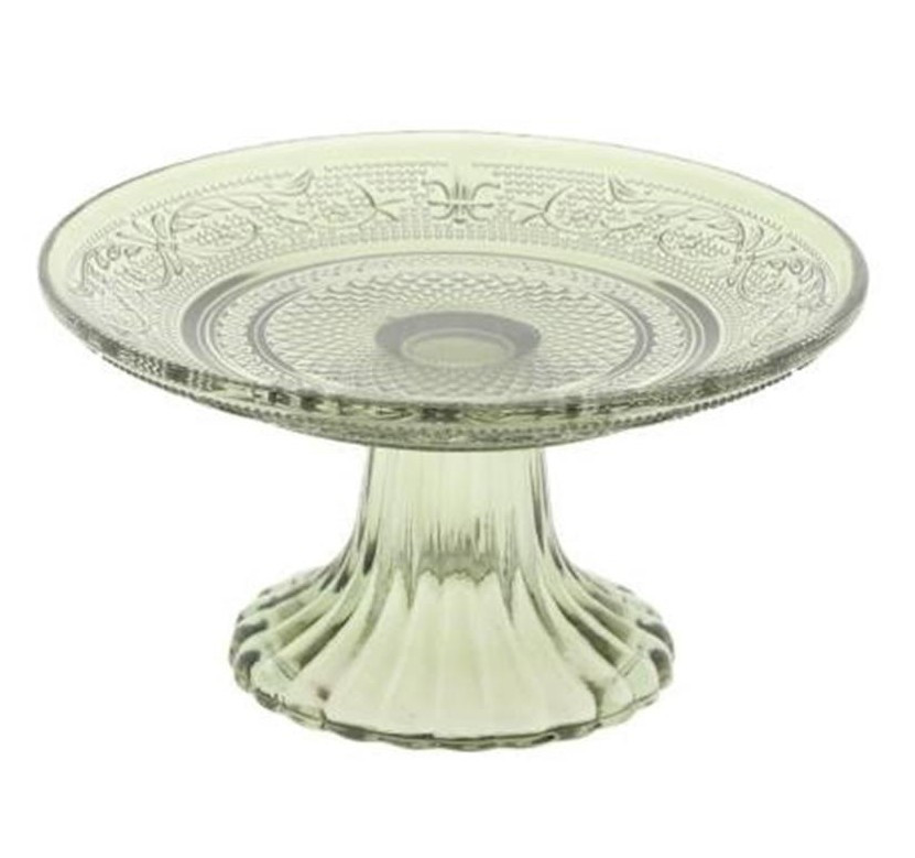 ARTI CASA Arti Casa πιατέλα με πόδι Γυάλινη Julia Green 20cm