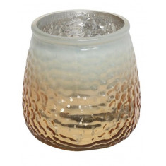 Countrydield Κηροπήγιο Γυάλινο Χρυσό 10cm