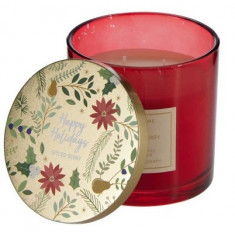 Atmosphera Χριστουγεννιάτικο Αρωματικό Κερί Σε Βάζο Red